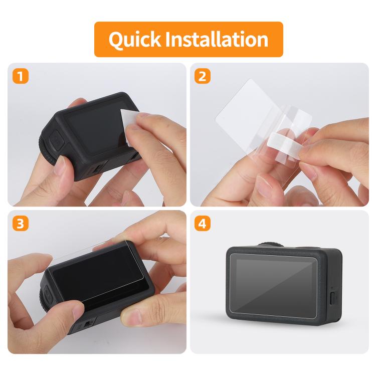 Sunnylife Screen Protector Tempered Glass Film For DJI Osmo Action 6