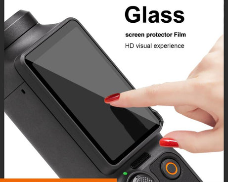 imak Tempered Glass Film with Camera Lens Film, For DJI Osmo Pocket 4, For DJI Osmo Action 6