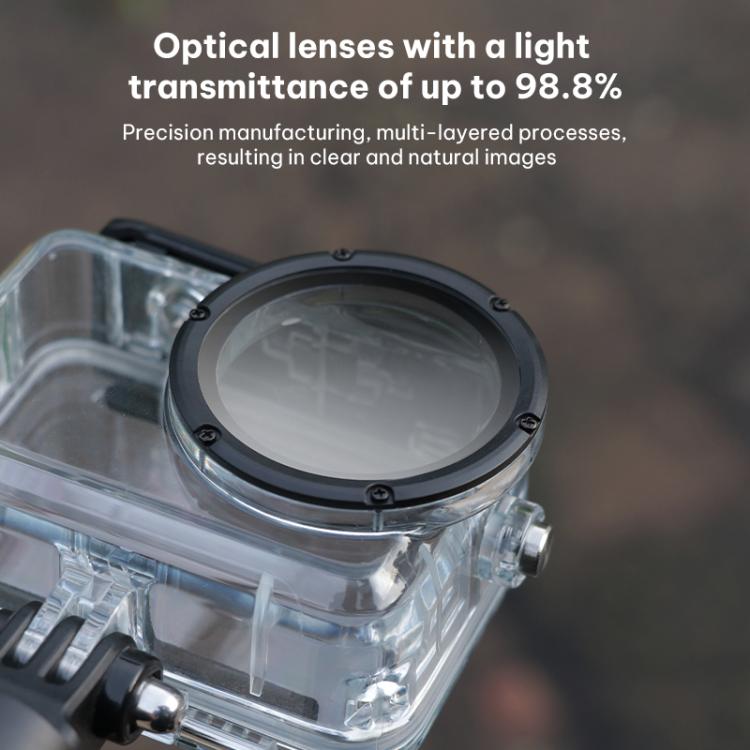 60m Underwater Waterproof Sealed Diving Shell, For DJI Osmo Action 6 60m Underwater