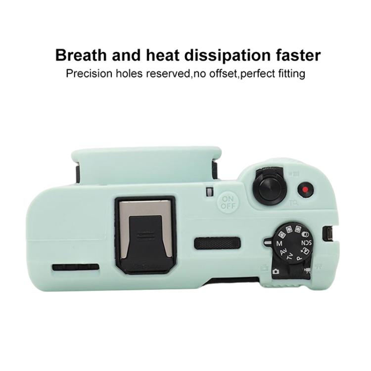 Glossy Soft Silicone Protective Cover, For Canon PowerShot V1