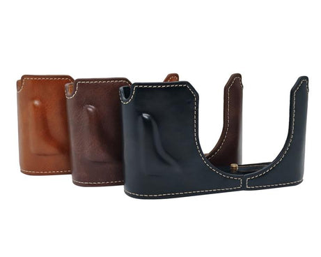 Vegan Leather Camera Half Case Base, For Leica Q3