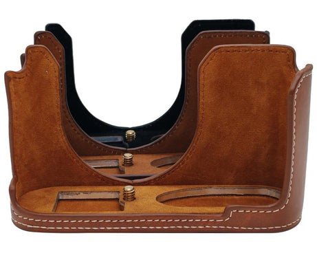 Vegan Leather Camera Half Case Base, For Leica Q3
