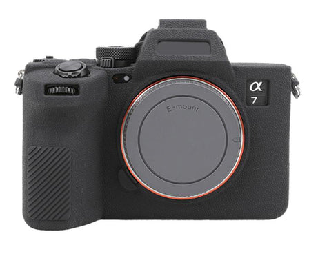 Litchi Texture Soft Silicone Protective Case, For Sony Alpha 7 V / ILCE-7M5
