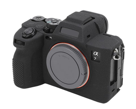 Litchi Texture Soft Silicone Protective Case, For Sony Alpha 7 V / ILCE-7M5