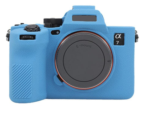 Litchi Texture Soft Silicone Protective Case, For Sony Alpha 7 V / ILCE-7M5