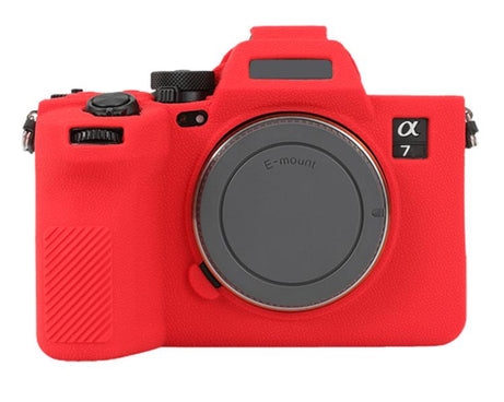 Litchi Texture Soft Silicone Protective Case, For Sony Alpha 7 V / ILCE-7M5