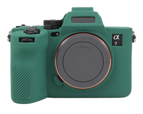 Litchi Texture Soft Silicone Protective Case, For Sony Alpha 7 V / ILCE-7M5