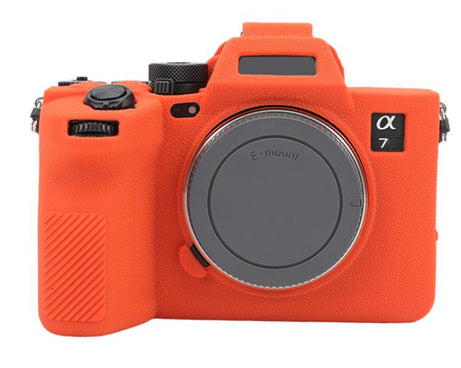 Litchi Texture Soft Silicone Protective Case, For Sony Alpha 7 V / ILCE-7M5