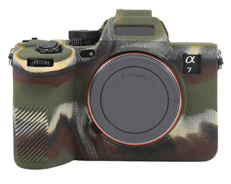 Litchi Texture Soft Silicone Protective Case, For Sony Alpha 7 V / ILCE-7M5