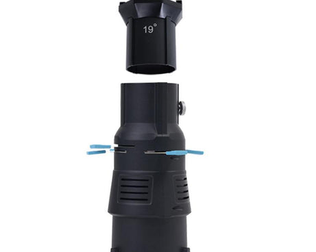 YG-90 360 Degree Rotating Bowens Mount Conical Snoot, 19 Degree Lens, 19 Degree Lens + Optical Snoot, 36 Degree Lens, 36 Degree Lens + Optical Snoot