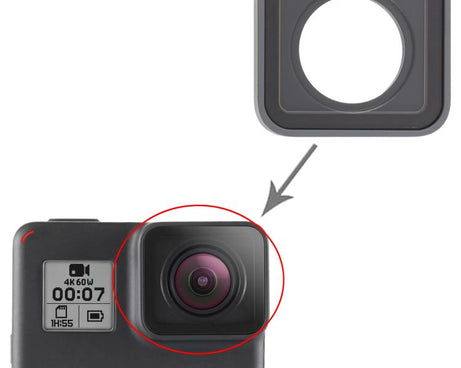 Disassembled Camera Lens Cover, For GoPro HERO7 Silver, For GoPro HERO6 Black, For GoPro HERO5 Black