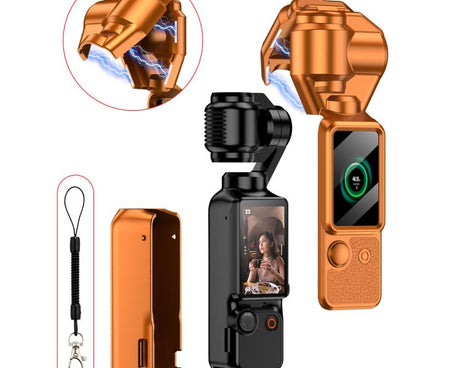 GKK Gimbal Cover Camera Protector Screen Body Magnetic Full Cover, For DJI OSMO Pocket 3 Body Full Cover