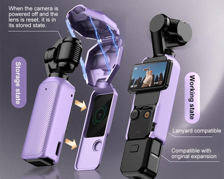 GKK Gimbal Cover Camera Protector Screen Body Magnetic Full Cover, For DJI OSMO Pocket 3 Body Full Cover