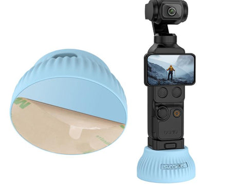 For DJI Osmo Pocket 4 / 3 Sunnylife Silicone Stand Base Car Center Console Base Desktop Stabilizer Supporting Holder, Car Base, Tabletop Base