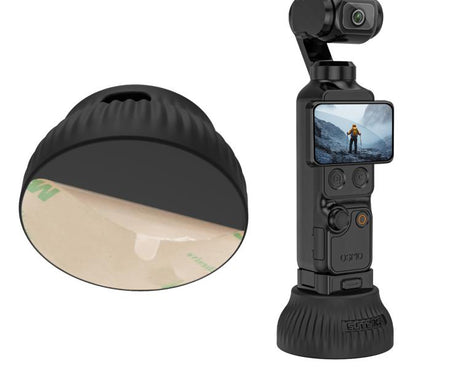For DJI Osmo Pocket 4 / 3 Sunnylife Silicone Stand Base Car Center Console Base Desktop Stabilizer Supporting Holder, Car Base, Tabletop Base