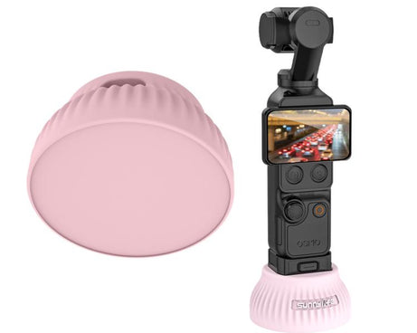 For DJI Osmo Pocket 4 / 3 Sunnylife Silicone Stand Base Car Center Console Base Desktop Stabilizer Supporting Holder, Car Base, Tabletop Base