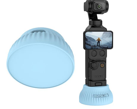For DJI Osmo Pocket 4 / 3 Sunnylife Silicone Stand Base Car Center Console Base Desktop Stabilizer Supporting Holder, Car Base, Tabletop Base