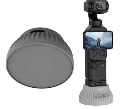 For DJI Osmo Pocket 4 / 3 Sunnylife Silicone Stand Base Car Center Console Base Desktop Stabilizer Supporting Holder, Car Base, Tabletop Base
