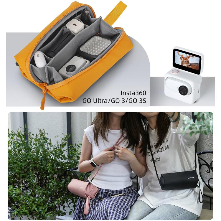 Sunnylife Multi-Use Electronics Organizer Pouch Series Handbag Storage Shoulder Bag Upgraded Pouch, For DJI OSMO Pocket 4 / 3