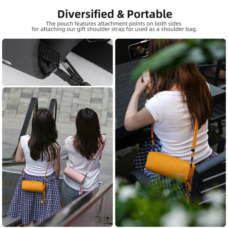 Sunnylife Multi-Use Electronics Organizer Pouch Series Handbag Storage Shoulder Bag Upgraded Pouch, For DJI OSMO Pocket 4 / 3