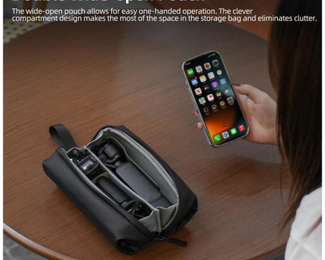 Sunnylife Multi-Use Electronics Organizer Pouch Series Handbag Storage Shoulder Bag Upgraded Pouch, For DJI OSMO Pocket 4 / 3