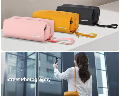 Sunnylife Multi-Use Electronics Organizer Pouch Series Handbag Storage Shoulder Bag Upgraded Pouch, For DJI OSMO Pocket 4 / 3