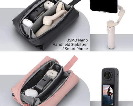 Sunnylife Multi-Use Electronics Organizer Pouch Series Handbag Storage Shoulder Bag Upgraded Pouch, For DJI OSMO Pocket 4 / 3