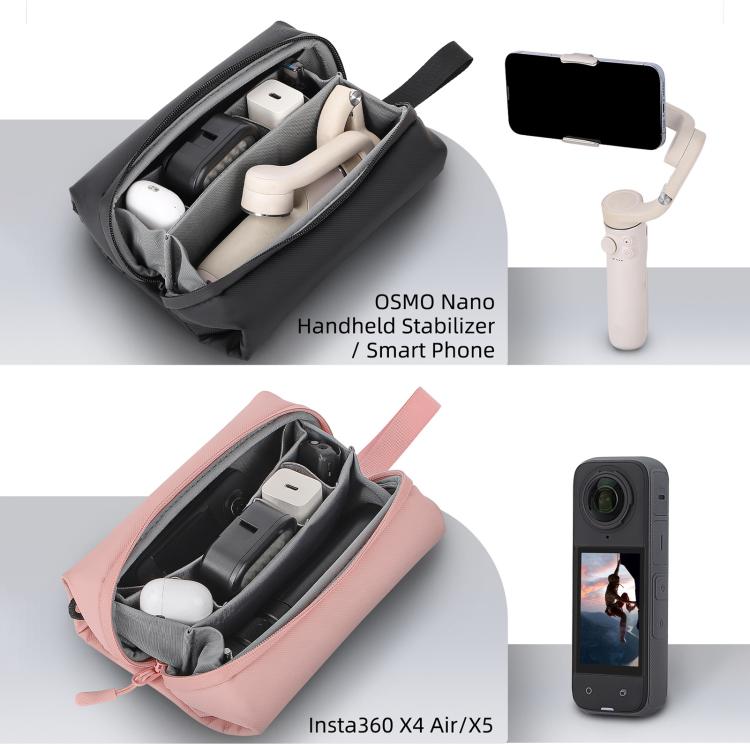 Sunnylife Multi-Use Electronics Organizer Pouch Series Handbag Storage Shoulder Bag Upgraded Pouch, For DJI OSMO Pocket 4 / 3