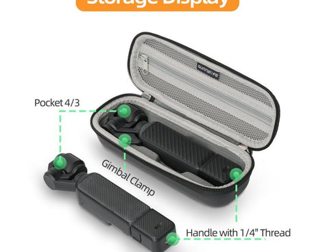 Sunnylife Colorful Protective Organizer Standard Combo Bag, For DJI OSMO Pocket 4 / 3