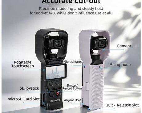 Sunnylife Instant Shooting Protective Shell Colorful Protective Cover Camera Protector, For DJI OSMO Pocket 4 / 3