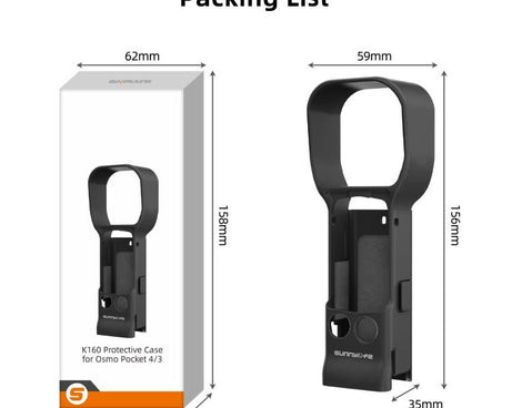 Sunnylife Instant Shooting Protective Shell Colorful Protective Cover Camera Protector, For DJI OSMO Pocket 4 / 3