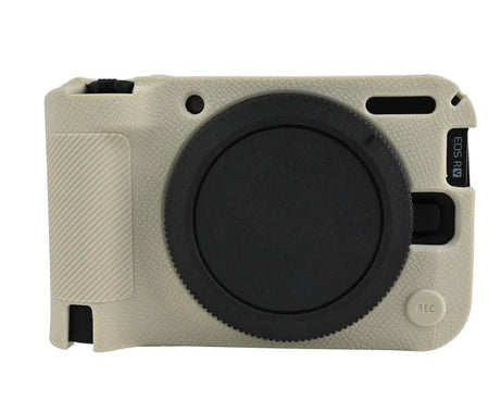 Litchi Texture Soft Silicone Camera Protective Case, For Canon EOS R50 V