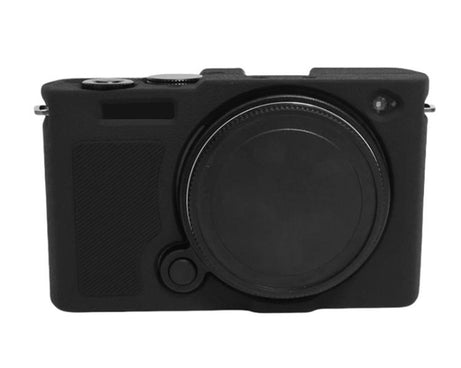 Litchi Texture Soft Silicone Camera Protective Case, For Panasonic LUMIX S9