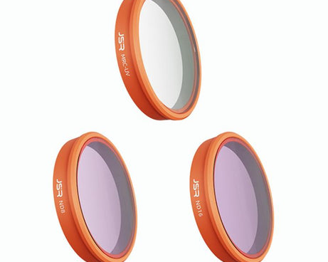 For DJI Osmo Action 6 JSR KO Series Camera Lens Filter, UV, CPL, ND8, ND16, ND32, ND64, ND8PL, ND16PL, ND32PL, ND64PL, STAR, NIGHT, Black Mist 1/4, 3 in 1 UV ND8/16, 4 in 1 ND8-64, 4 in 1 CPL ND8/16/32, 4 in 1 Black Mist CPL ND, 4 in 1 Macro CPL ND    ...
