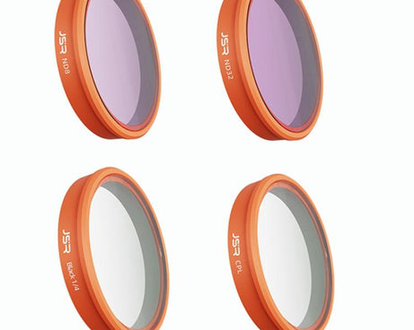 For DJI Osmo Action 6 JSR KO Series Camera Lens Filter, UV, CPL, ND8, ND16, ND32, ND64, ND8PL, ND16PL, ND32PL, ND64PL, STAR, NIGHT, Black Mist 1/4, 3 in 1 UV ND8/16, 4 in 1 ND8-64, 4 in 1 CPL ND8/16/32, 4 in 1 Black Mist CPL ND, 4 in 1 Macro CPL ND    ...