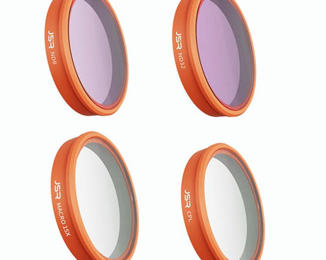 For DJI Osmo Action 6 JSR KO Series Camera Lens Filter, UV, CPL, ND8, ND16, ND32, ND64, ND8PL, ND16PL, ND32PL, ND64PL, STAR, NIGHT, Black Mist 1/4, 3 in 1 UV ND8/16, 4 in 1 ND8-64, 4 in 1 CPL ND8/16/32, 4 in 1 Black Mist CPL ND, 4 in 1 Macro CPL ND    ...