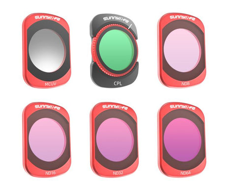 For DJI OSMO Pocket 3 Sunnylife Camera Lens Magnetic Metal Filter, MCUV, CPL, ND8, ND16, ND32, ND64, Black Mist 1/4, 3 in 1 Shadow Filter Set, 3 in 1 Portrait Filter Set, 3 in 1 CPL ND8/16, 3 in 1 Protective Filter Set, 4 in 1 ND8/16/32/64             ...