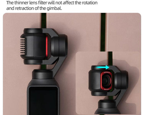For DJI OSMO Pocket 3 Sunnylife Camera Lens Magnetic Metal Filter, MCUV, CPL, ND8, ND16, ND32, ND64, Black Mist 1/4, 3 in 1 Shadow Filter Set, 3 in 1 Portrait Filter Set, 3 in 1 CPL ND8/16, 3 in 1 Protective Filter Set, 4 in 1 ND8/16/32/64             ...