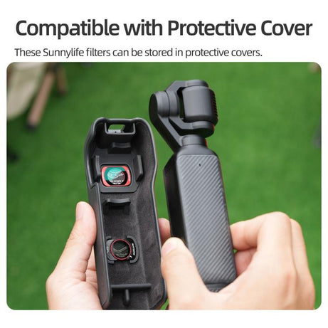For DJI OSMO Pocket 3 Sunnylife Camera Lens Magnetic Metal Filter, MCUV, CPL, ND8, ND16, ND32, ND64, Black Mist 1/4, 3 in 1 Shadow Filter Set, 3 in 1 Portrait Filter Set, 3 in 1 CPL ND8/16, 3 in 1 Protective Filter Set, 4 in 1 ND8/16/32/64             ...