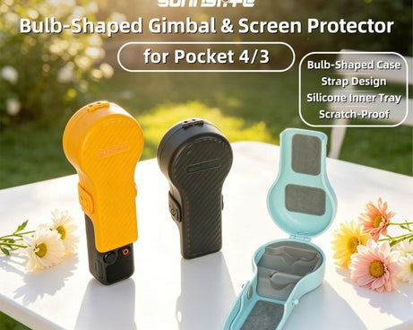 Sunnylife Colorful Bulb-Shaped Gimbal Cover Camera Protector Screen Protective Shell, For DJI Osmo Pocket 4 / 3