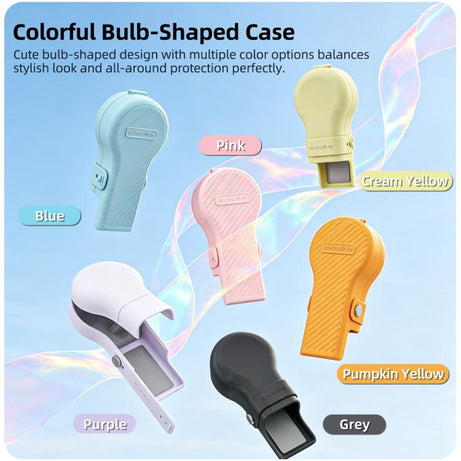Sunnylife Colorful Bulb-Shaped Gimbal Cover Camera Protector Screen Protective Shell, For DJI Osmo Pocket 4 / 3