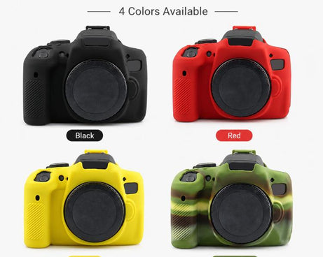 Soft Silicone Camera Protective Case, For Canon EOS 750D