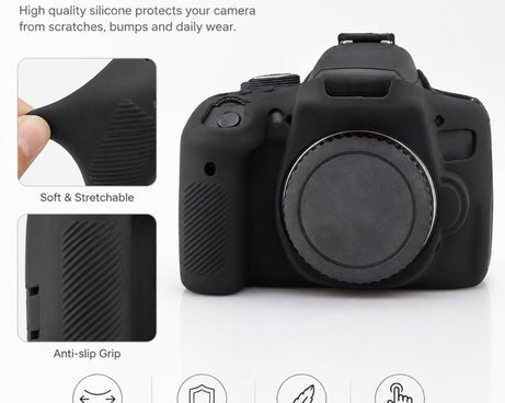 Soft Silicone Camera Protective Case, For Canon EOS 750D
