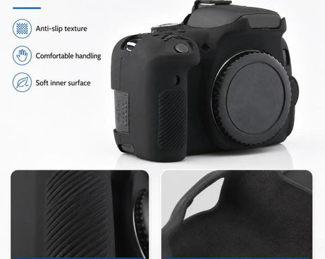 Soft Silicone Camera Protective Case, For Canon EOS 750D