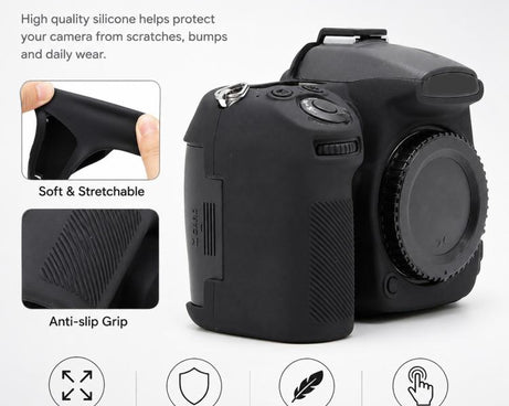 Soft Silicone Camera Protective Case, For Nikon D7000