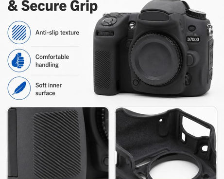 Soft Silicone Camera Protective Case, For Nikon D7000