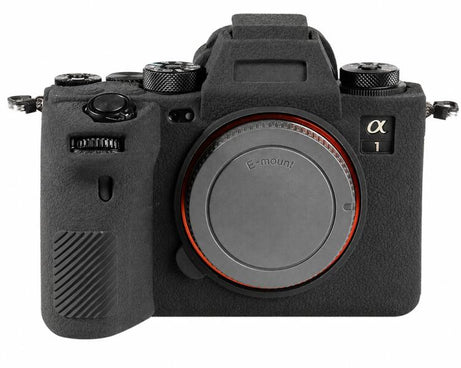 Litchi Texture Soft Silicone Camera Protective Case, For Sony ILCE-1 / A1 / Alpha 1