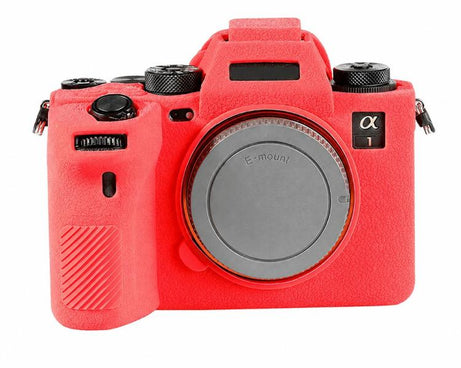 Litchi Texture Soft Silicone Camera Protective Case, For Sony ILCE-1 / A1 / Alpha 1