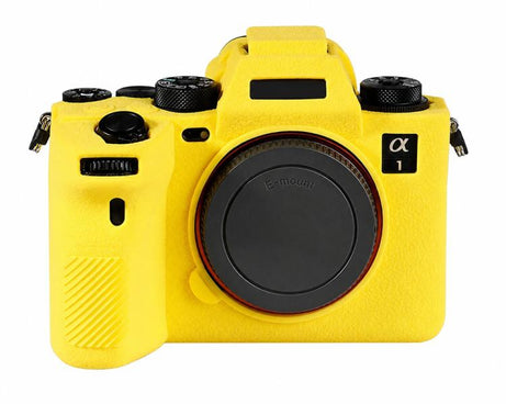 Litchi Texture Soft Silicone Camera Protective Case, For Sony ILCE-1 / A1 / Alpha 1