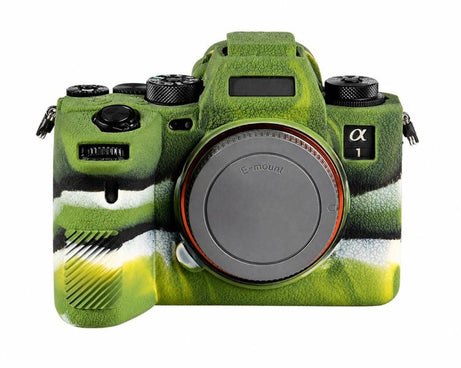 Litchi Texture Soft Silicone Camera Protective Case, For Sony ILCE-1 / A1 / Alpha 1